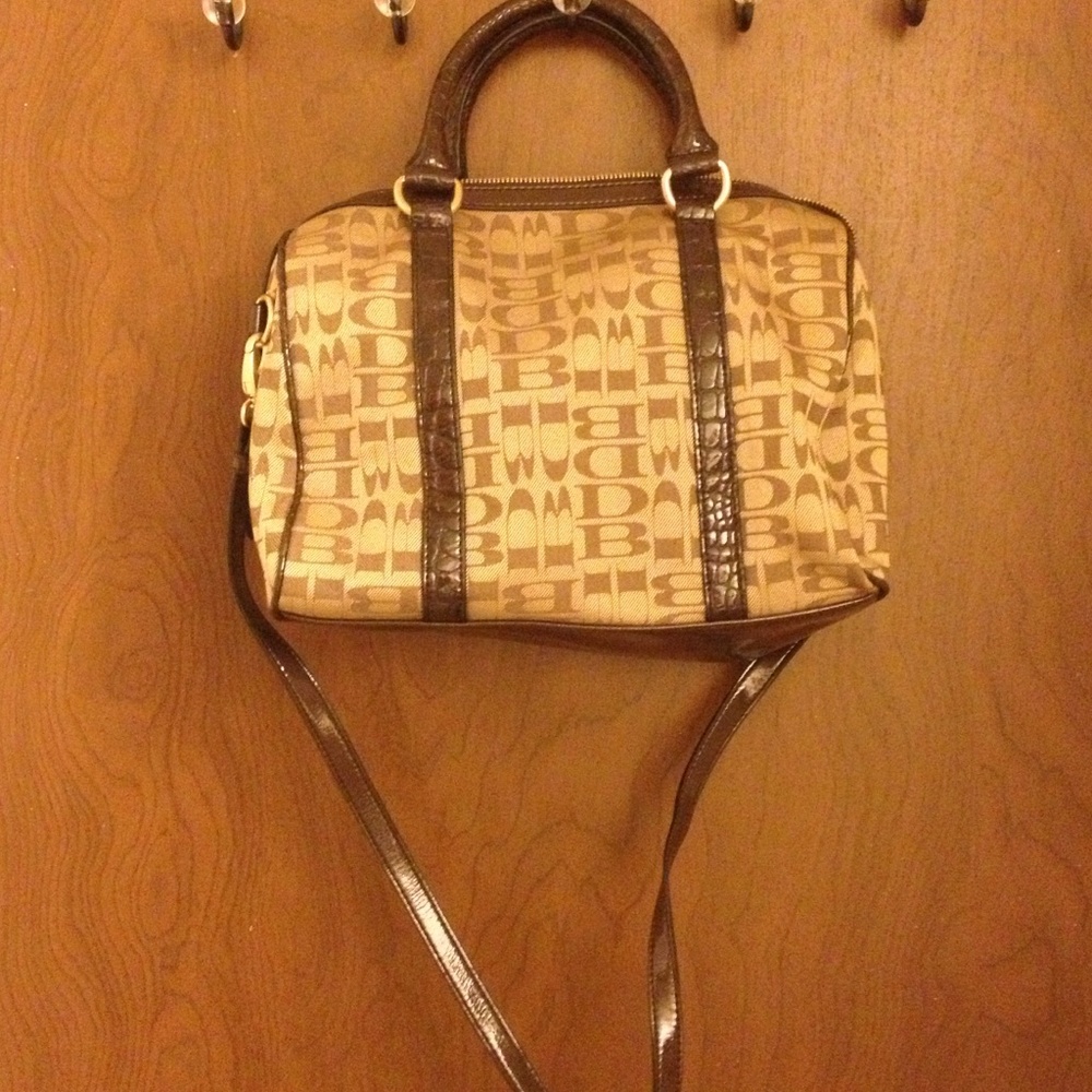 Retro DB Canvas Monogram Purse